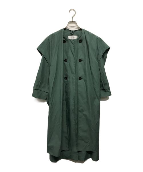ADORE（アドーア）ADORE (アドーア) レイヤードコート グリーン サイズ:SIZE Ｍの古着・服飾アイテム