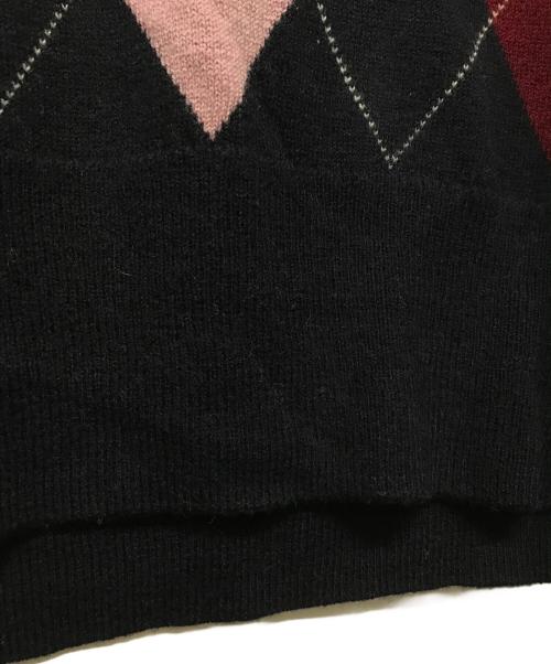 Spick and Span（スピック＆スパン）Spick and Span (スピック＆スパン) アーガイルVネックプルオーバー ネイビー サイズ:SIZE FREEの古着・服飾アイテム