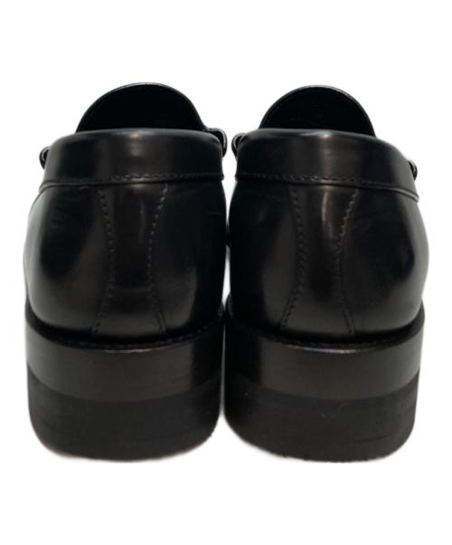 CELINE（セリーヌ）CELINE (セリーヌ) ハラコローファー ブラック×ブラウン サイズ:39の古着・服飾アイテム