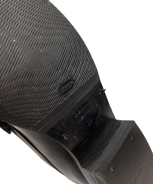 CELINE（セリーヌ）CELINE (セリーヌ) ハラコローファー ブラック×ブラウン サイズ:39の古着・服飾アイテム