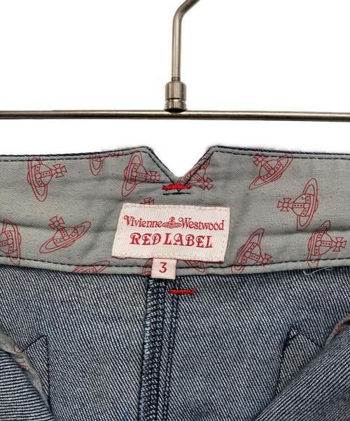 Vivienne Westwood RED LABEL（ヴィヴィアンウエストウッドレッドレーベル）Vivienne Westwood RED LABEL (ヴィヴィアンウエストウッドレッドレーベル) オーブデザインデニムスカート インディゴ サイズ:SIZE 3の古着・服飾アイテム