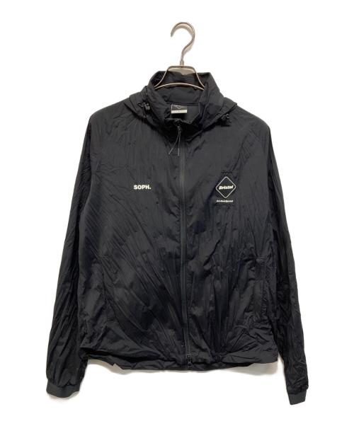 SOPH.（ソフ）SOPH. (ソフ) F.C.Real Bristol (エフシーレアルブリストル) ナイロンフーデッドジャケット ブラック サイズ:SIZE Lの古着・服飾アイテム