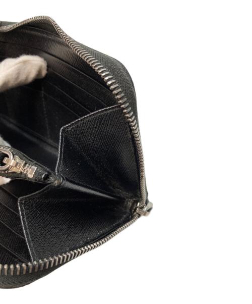 PRADA（プラダ）PRADA (プラダ) TESSUTO ラウンドファスナー ナイロンロングウォレット ブラック(ネーロ)の古着・服飾アイテム