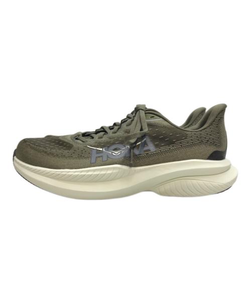 HOKAONEONE（ホカオネオネ）HOKAONEONE (ホカオネオネ) ランニングシューズ マッハ 6 WD オリーブ AFF サイズ:26cmの古着・服飾アイテム