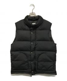 SIERRA DESIGNS（シエラデザインズ）の古着「ジップダウンベスト」｜ブラック