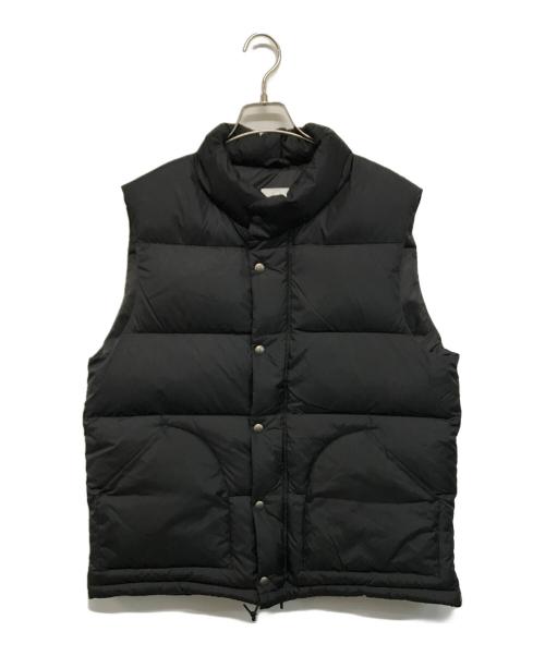 SIERRA DESIGNS（シエラデザインズ）SIERRA DESIGNS (シエラデザインズ) ジップダウンベスト ブラック サイズ:Lの古着・服飾アイテム