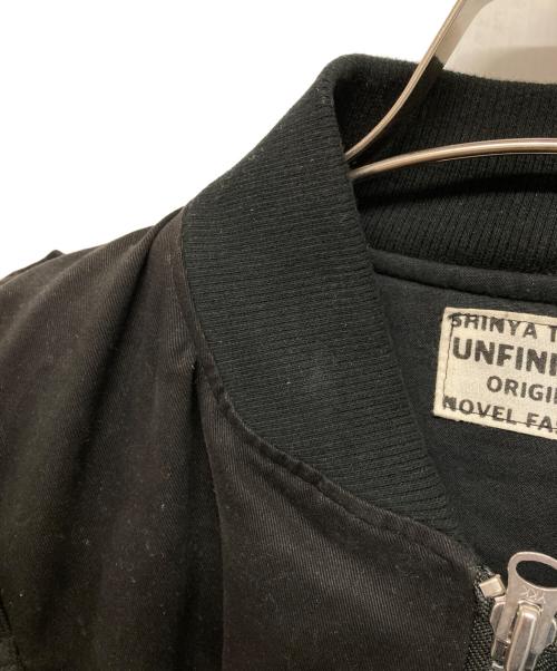UNFINISHED（アンフィニシュト）UNFINISHED (アンフィニシュト) TYPE PボンテージMA-1 ブラック サイズ:不明の古着・服飾アイテム
