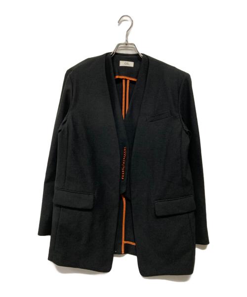 CIS.（シス）CIS. (シス) 3ピーススーツ リネンルックセットアップ ブラック サイズ:SIZE 38の古着・服飾アイテム