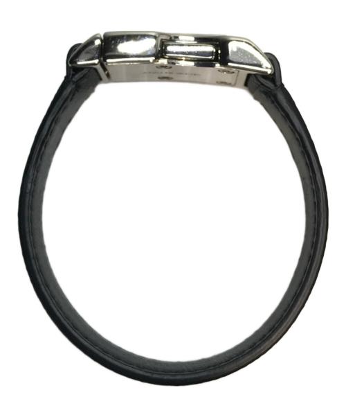 PRADA（プラダ）PRADA (プラダ) サフィアーノレザー ブレスレット ブラック サイズ:Mの古着・服飾アイテム