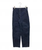 DES PRESデ プレ）の古着「バイオウォッシュ ハイウエストデニム」｜インディゴ