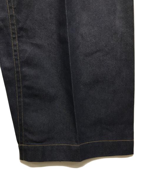 me ISSEY MIYAKE（ミーイッセイ ミヤケ）me ISSEY MIYAKE (ミーイッセイ ミヤケ) ワイドデニムパンツ インディゴ サイズ:-の古着・服飾アイテム