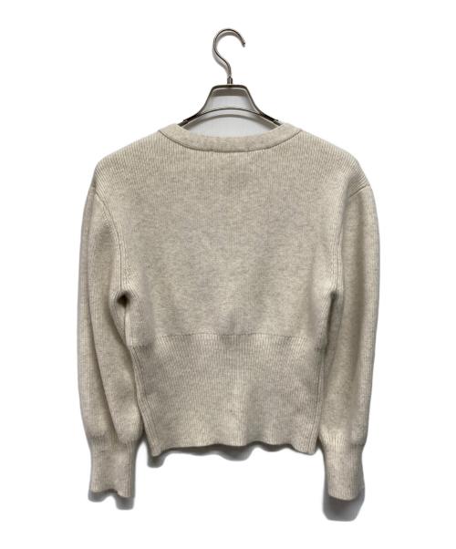 HER LIP TO（ハーリップトゥ）Her lip to (ハーリップトゥ) Lyra Gold Button Cardigan（ライラ・ゴールド・ボタン・カーディガン） アイボリー サイズ:FREEの古着・服飾アイテム