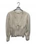 Her lip to（ハーリップトゥ）の古着「Lyra Gold Button Cardigan（ライラ・ゴールド・ボタン・カーディガン）」｜アイボリー