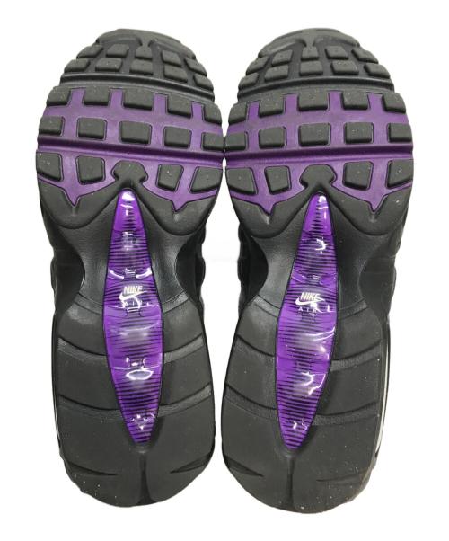 NIKE（ナイキ）NIKE (ナイキ) W AIR MAX 95 BLACK ブラック×パープル サイズ:27cmの古着・服飾アイテム