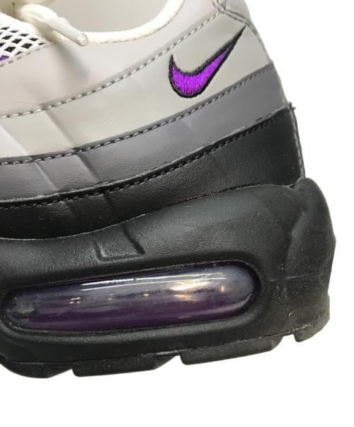 NIKE（ナイキ）NIKE (ナイキ) W AIR MAX 95 BLACK ブラック×パープル サイズ:27cmの古着・服飾アイテム