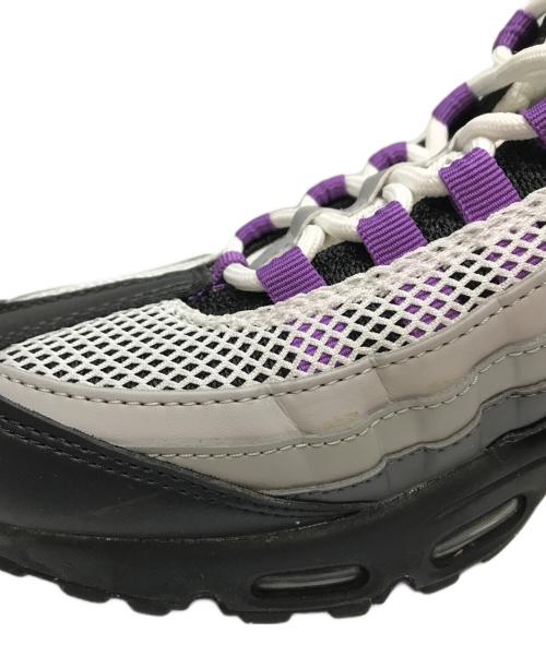 NIKE（ナイキ）NIKE (ナイキ) W AIR MAX 95 BLACK ブラック×パープル サイズ:27cmの古着・服飾アイテム