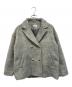 EMMA ROUUE VIF（エマ ルージュ・ヴィフ）の古着「ラメシャギースライバーPコート」｜グレー
