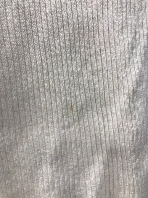 LACOSTE（ラコステ）LACOSTE (ラコステ) Snidel (スナイデル) スキッパーリブニットワンピース ベージュ サイズ:SIZE 36の古着・服飾アイテム