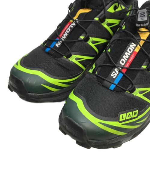 SALOMON（サロモン）SALOMON (サロモン) XT-6 Green Gecko ブラック×イエロー サイズ:25.5cmの古着・服飾アイテム