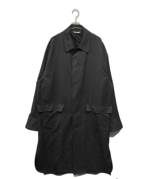 VALENTINO（ヴァレンティノ）VALENTINO (ヴァレンティノ) ヘリンボーンバルマカーンコート グレー サイズ:SIZE 46の古着・服飾アイテム