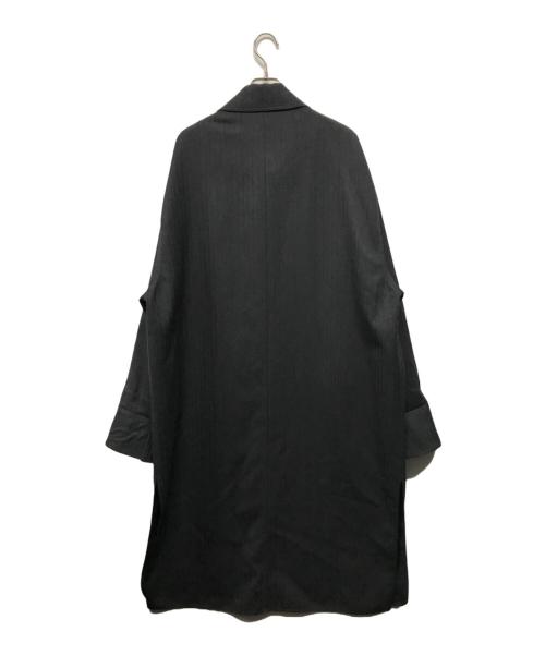 VALENTINO（ヴァレンティノ）VALENTINO (ヴァレンティノ) ヘリンボーンバルマカーンコート グレー サイズ:SIZE 46の古着・服飾アイテム