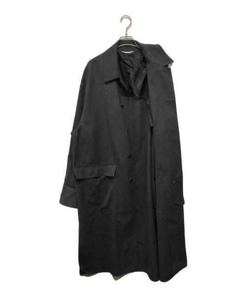 VALENTINO（ヴァレンティノ）VALENTINO (ヴァレンティノ) ヘリンボーンバルマカーンコート グレー サイズ:SIZE 46の古着・服飾アイテム