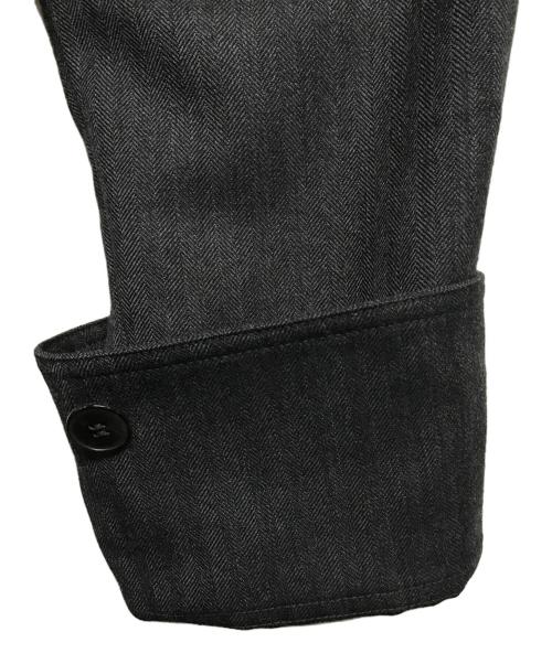 VALENTINO（ヴァレンティノ）VALENTINO (ヴァレンティノ) ヘリンボーンバルマカーンコート グレー サイズ:SIZE 46の古着・服飾アイテム