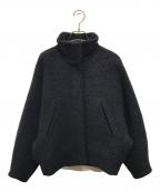 Chloeクロエ）の古着「アルパカ混ウールショートジャケット」｜ネイビー