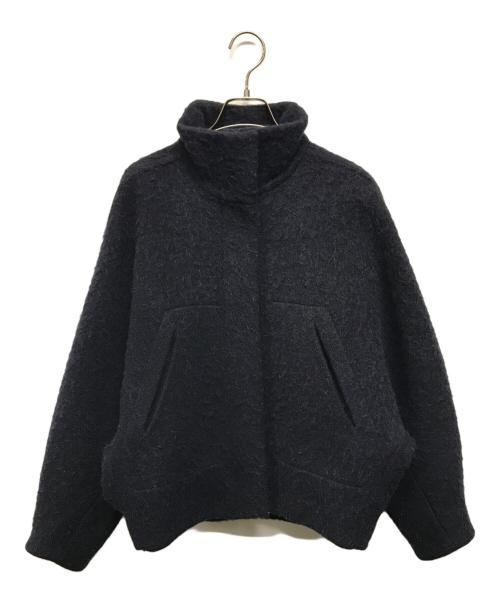 Chloe（クロエ）Chloe (クロエ) アルパカ混ウールショートジャケット ネイビー サイズ:SIZE 34の古着・服飾アイテム
