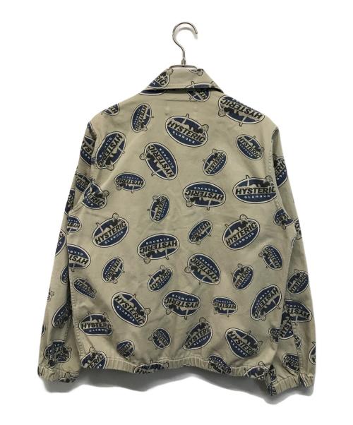 Hysteric Glamour（ヒステリックグラマー）Hysteric Glamour (ヒステリックグラマー) OVALWOMAN柄ジャケット ベージュ サイズ:Mの古着・服飾アイテム