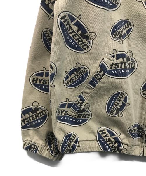 Hysteric Glamour（ヒステリックグラマー）Hysteric Glamour (ヒステリックグラマー) OVALWOMAN柄ジャケット ベージュ サイズ:Mの古着・服飾アイテム