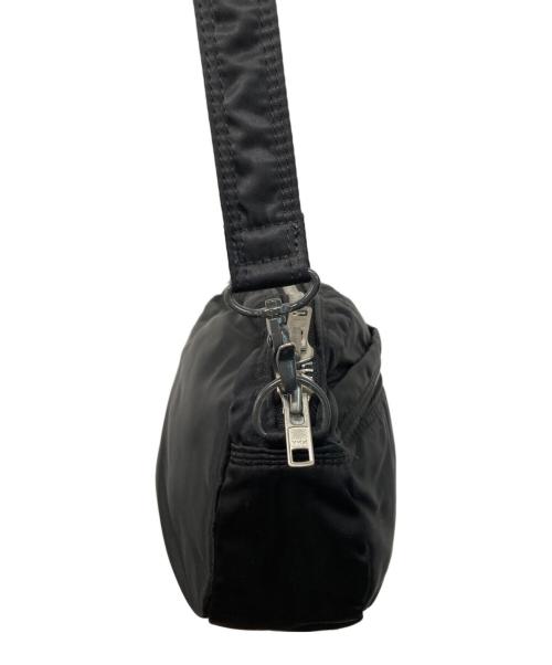PORTER（ポーター）PORTER (ポーター) ハーフムーンショルダーバッグ ブラックの古着・服飾アイテム