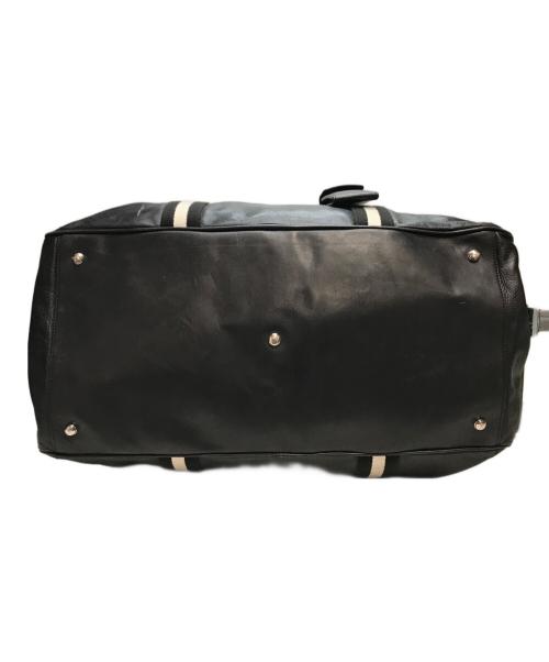 BALLY（バリー）BALLY (バリー) レザーボストンバッグ ブラックの古着・服飾アイテム