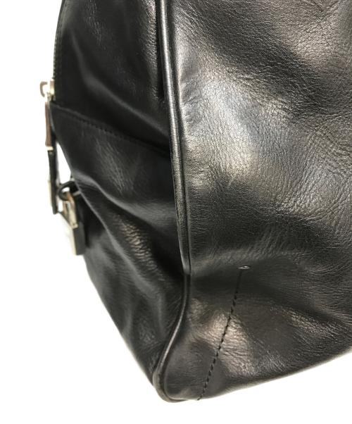 BALLY（バリー）BALLY (バリー) レザーボストンバッグ ブラックの古着・服飾アイテム