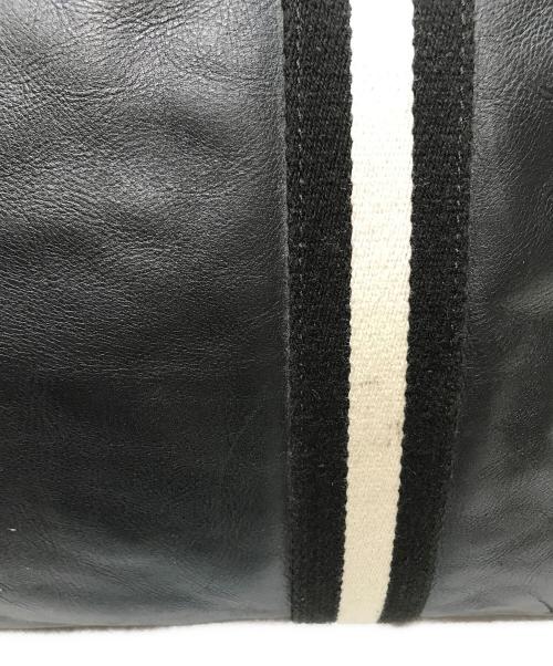 BALLY（バリー）BALLY (バリー) レザーボストンバッグ ブラックの古着・服飾アイテム