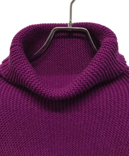ISSEY MIYAKE（イッセイミヤケ）ISSEY MIYAKE (イッセイミヤケ) 変形ニット パープル サイズ:SIZE 2の古着・服飾アイテム