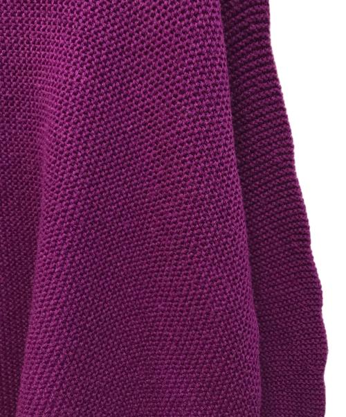 ISSEY MIYAKE（イッセイミヤケ）ISSEY MIYAKE (イッセイミヤケ) 変形ニット パープル サイズ:SIZE 2の古着・服飾アイテム