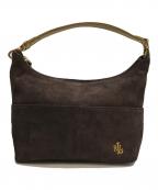 LAUREN RALPH LAURENローレンラルフローレン）の古着「スウェードワンショルダーバッグ」｜ブラウン