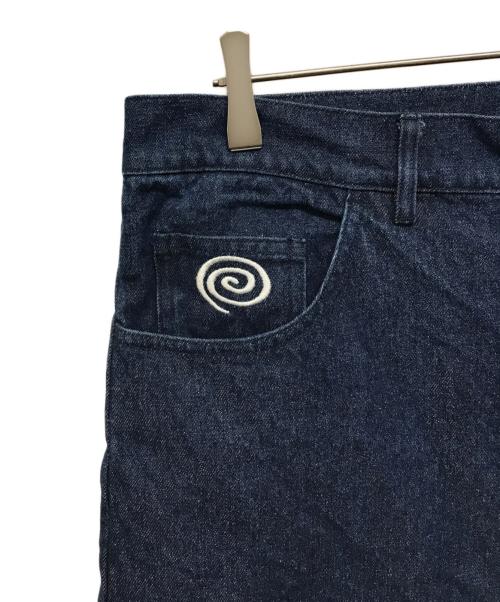 SOL soonerorlater（スーナーオアレイター）SOL soonerorlater (スーナーオアレイター) GuruGuru Denim Shorts(グルグルデニムショーツ) インディゴ サイズ:XLの古着・服飾アイテム