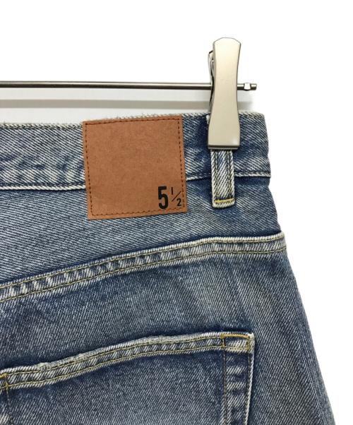 Spick and Span（スピック＆スパン）Spick and Span (スピック＆スパン) デニムパンツ 5 1/2 TUCKBARREL DENIM(タックバレル　デニム) インディゴ サイズ:27 未使用品の古着・服飾アイテム