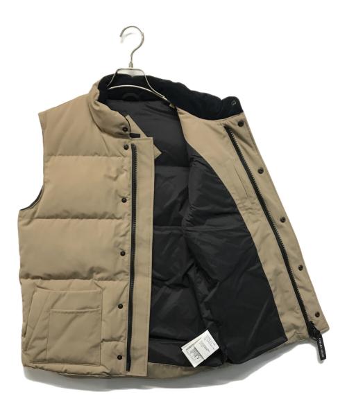 CANADA GOOSE（カナダグース）CANADA GOOSE (カナダグース) ヘリテージ フリースタイル クルー ダウンベスト ベージュ サイズ:Sの古着・服飾アイテム