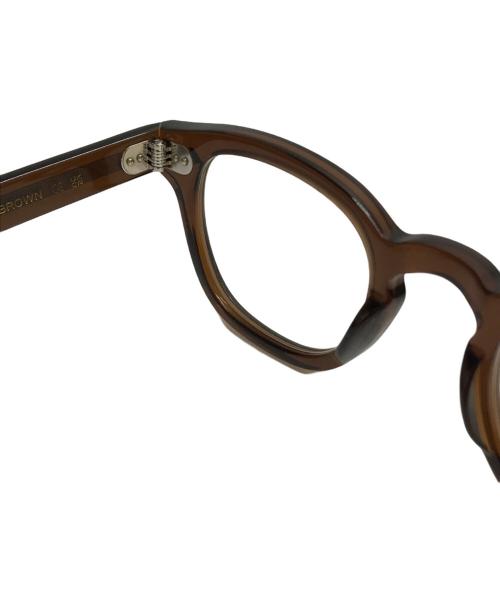 MOSCOT（モスコット）MOSCOT (モスコット) 伊達眼鏡 ブラウン サイズ:44☐24-140の古着・服飾アイテム