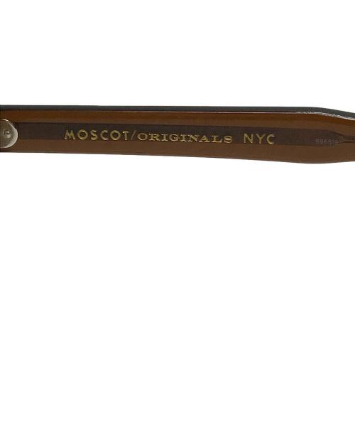 MOSCOT（モスコット）MOSCOT (モスコット) 伊達眼鏡 ブラウン サイズ:44☐24-140の古着・服飾アイテム