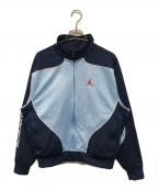 JORDAN BRAND×SUPREMEジョーダン ブランド×シュプリーム）の古着「Jordan Tricot Track Jacket(ジョーダン・トリコット・トラック・ジャケット)」｜ブルー
