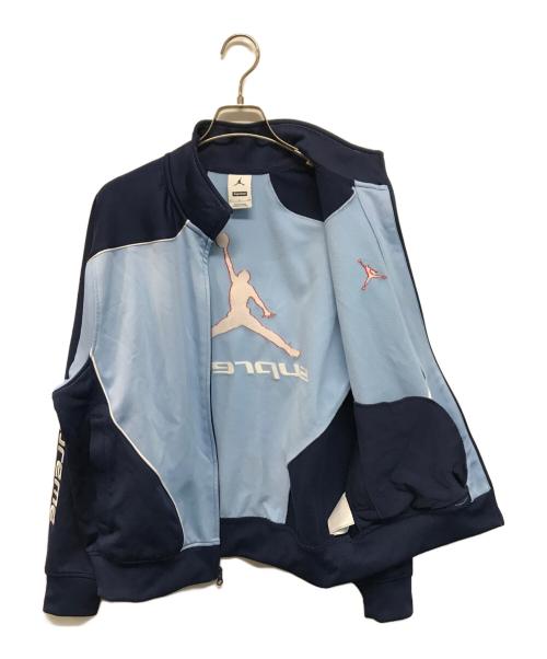 JORDAN BRAND（ジョーダン ブランド）JORDAN BRAND (ジョーダン ブランド) SUPREME (シュプリーム) Jordan Tricot Track Jacket(ジョーダン・トリコット・トラック・ジャケット) ブルー サイズ:Sの古着・服飾アイテム
