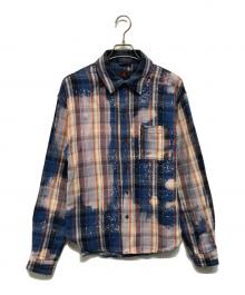JORDAN BRAND×AWAKE（ジョーダン ブランド×アウェイク）の古着「Flannel Shirt （フランネルシャツ）」｜ブルー