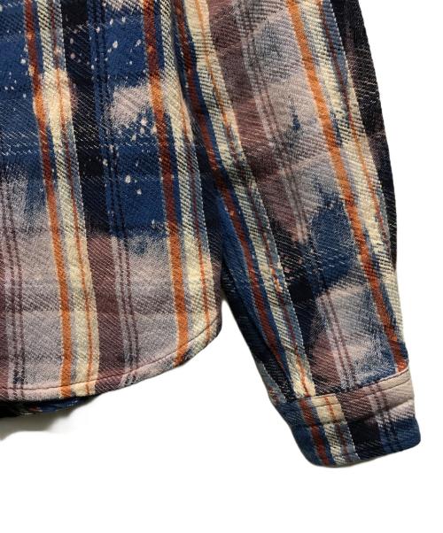 JORDAN BRAND（ジョーダン ブランド）JORDAN BRAND (ジョーダン ブランド) AWAKE (アウェイク) Flannel Shirt （フランネルシャツ） ブルー サイズ:XSの古着・服飾アイテム