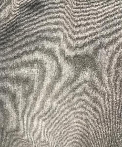 DRAWER（ドゥロワー）Drawer (ドゥロワー) 3タックカーブデニム グレー サイズ:SIZE 38の古着・服飾アイテム