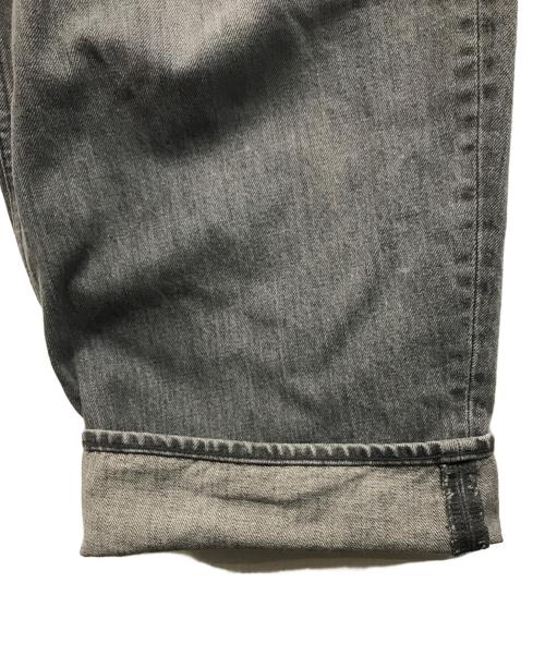 DRAWER（ドゥロワー）Drawer (ドゥロワー) 3タックカーブデニム グレー サイズ:SIZE 38の古着・服飾アイテム