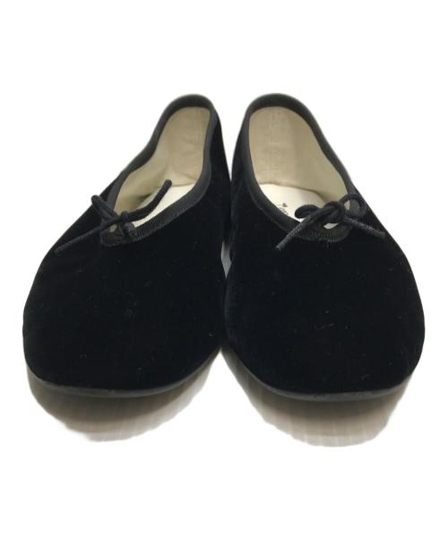 repetto（レペット）Repetto (レペット) Lilouh バレエパンプス ベルベット ベロア ブラック サイズ:SIZE 38の古着・服飾アイテム